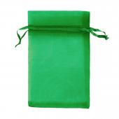 Пакет подарочный органза 30*40см зеленый