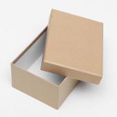 Коробка картон прямоугольная10 18*9,5*7см Крафт 