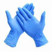 Перчатки нитриловые Benovy XL сиренево-голубой 10%