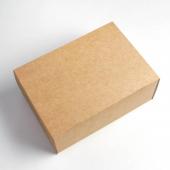 Коробка картон прямоугольник 10 27*18*11см Крафтовый