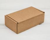 Коробка картон прямоугольник 10 12,5*7*4см Крафтовый