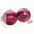 Набор шаров елочных пластик, розовый, 2 шт. "Алмазная россыпь"