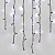 Гирлянда эл. бахрома 3 м (60*50*40), белый, 320 LED "Сосулька"