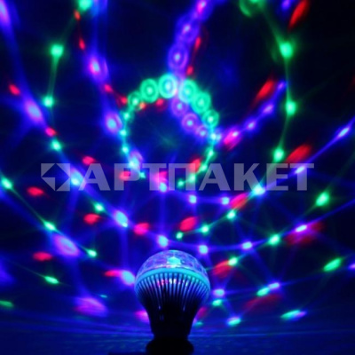 Диско-лампа "Карнавал" LED (красный, зеленый, синий)