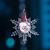 Игрушка световая "Снежинка и снеговик" 1 LED мерцание мульти 9675465