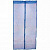 Сетка антимоскитная дверная на магнитах 100*210см "Ванесса" голубая ДоброСад