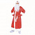 Карнавальный костюм "Дед Мороз с серебряными снежинками" р-р 52-54 1797841